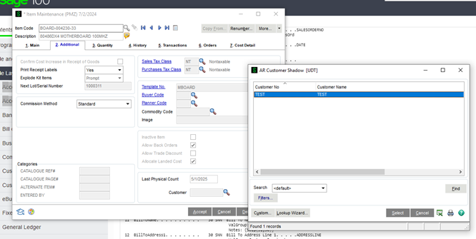 Utilizing Shadow Tables for Field Validation in Sage 100