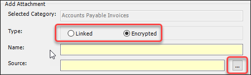 New Attachment - Linked or Encrypted