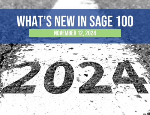 Top Features in Sage 100 2024, 2023 & 2022