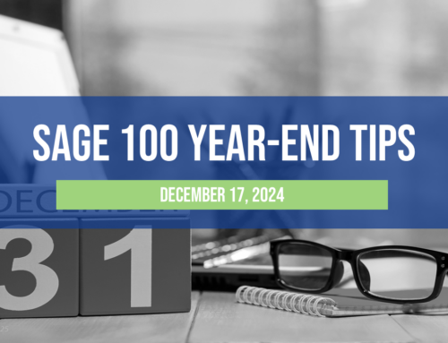 2024 Sage 100 Year-End Live Webcast