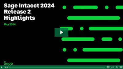 Sage Intacct 2024 R2 Highlights