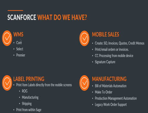 How ScanForce Enhancements Complete Your Sage 100 Puzzle