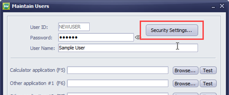 Security Settings