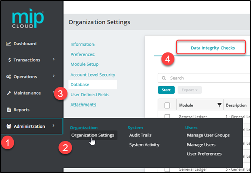 Select Data Integrity Checks - Modern